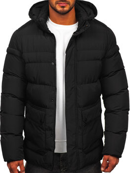 Čierna pánska zimná bunda Bolf 22M332