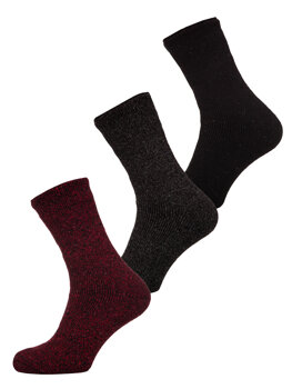 Hrubé zimné pánske termo ponožky-mix farieb-5 Bolf A8990-2-3P 3PACK