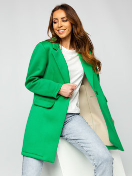 Zelený dámský krátký kabát Bolf 20672