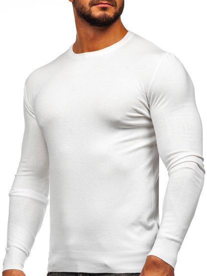 Biely pánsky pulóver Bolf YY01