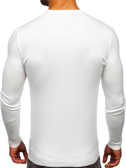 Biely pánsky pulóver Bolf YY01