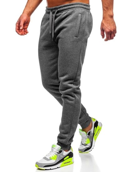 Grafitové pánske jogger nohavice Bolf XW03