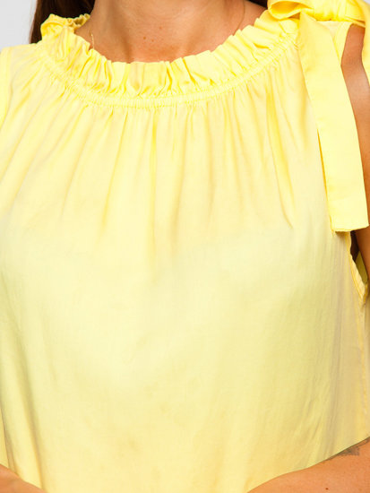 Žlté dámske šaty Bolf 9785