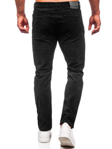 Čierne pánske menčestrové nohavice Bolf KA9916