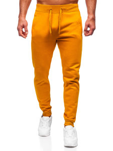 Pánske jogger nohavice vo farbe ťavej srsti Bolf XW01