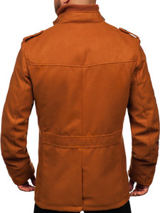 Pánsky kabát vo farbe ťavej srsti Bolf 8856