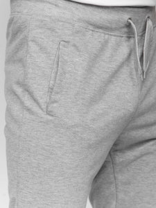 Sivé pánske teplákové jogger nohavice Bolf XW02A