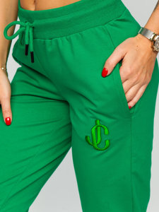 Zelené dámske teplákové nohavice Bolf VE32